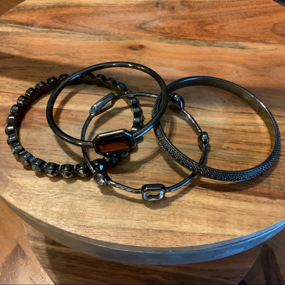 XL Gunmetal Fashion Bangles